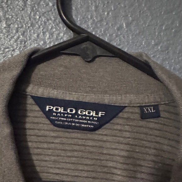 Pinehurst Golf Brown Striped Polo Shirt - Picture 3 of 4